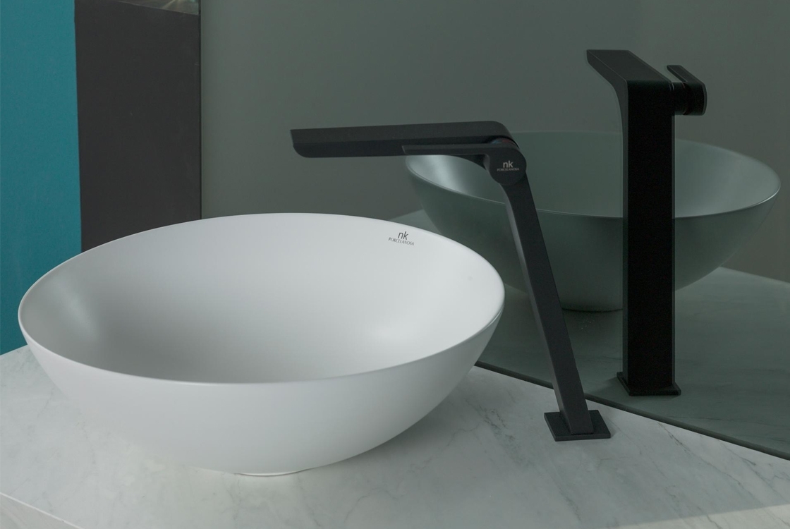 Умывальник Noken Slender белый мат (100255721) цена 21184 грн - фотография 2