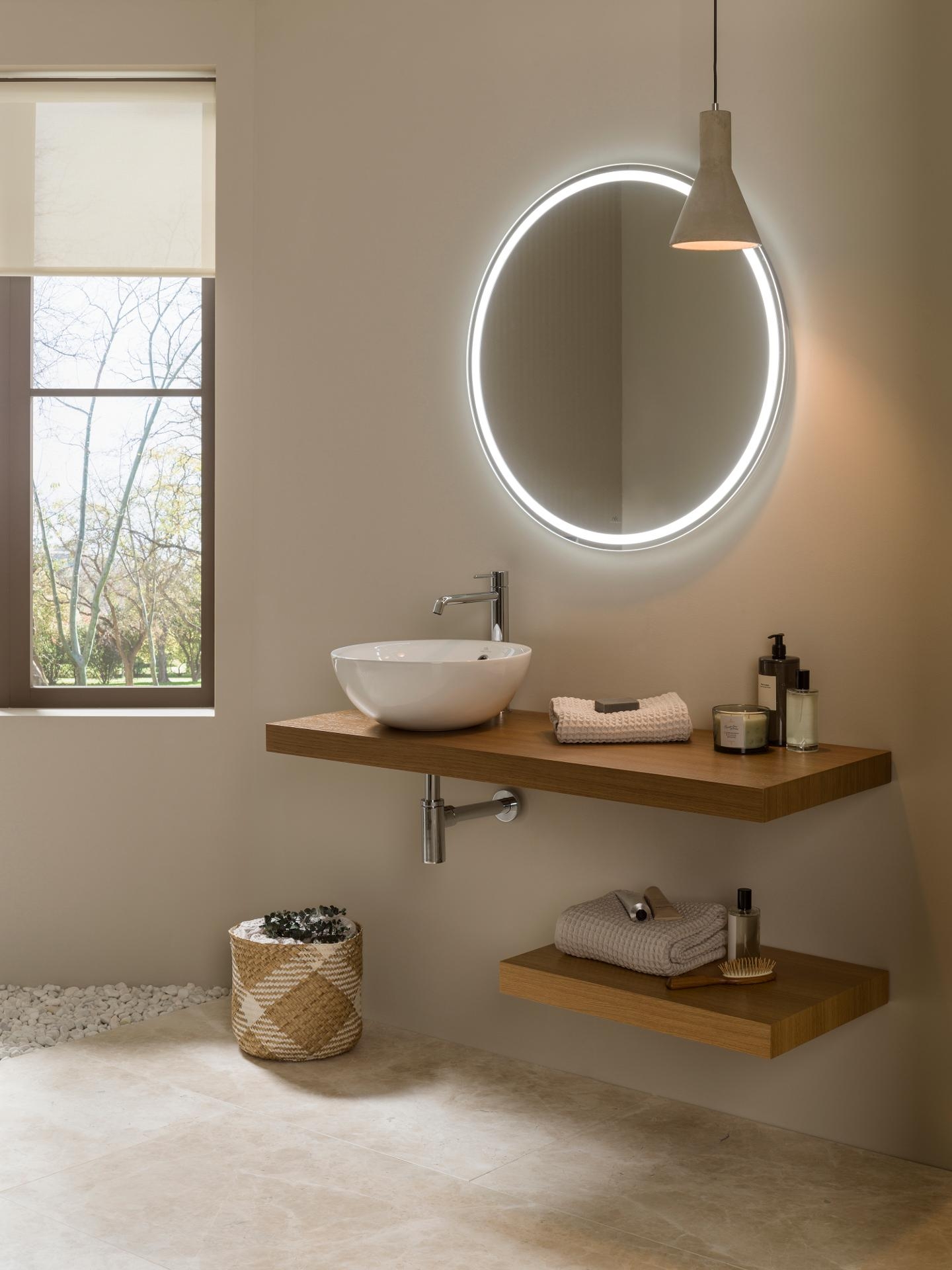 Умывальник Noken Slender с переливом белый (100283408) цена 13615 грн - фотография 2