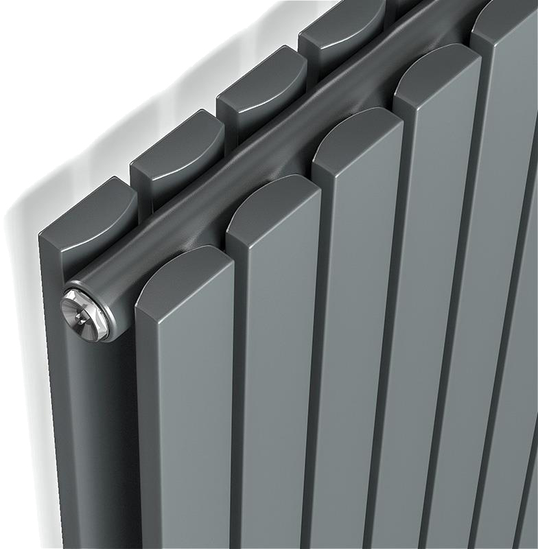 Радіатор для опалення Ideale Jolanda 12 5/1800/295 антрацит ціна 19979 грн - фотографія 2