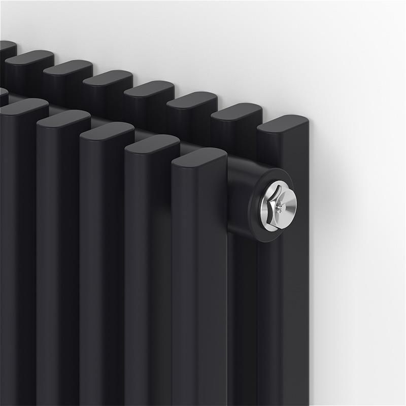 Радиатор для отопления Ideale Giulia 12 8/1800/224 черный цена 26050 грн - фотография 2