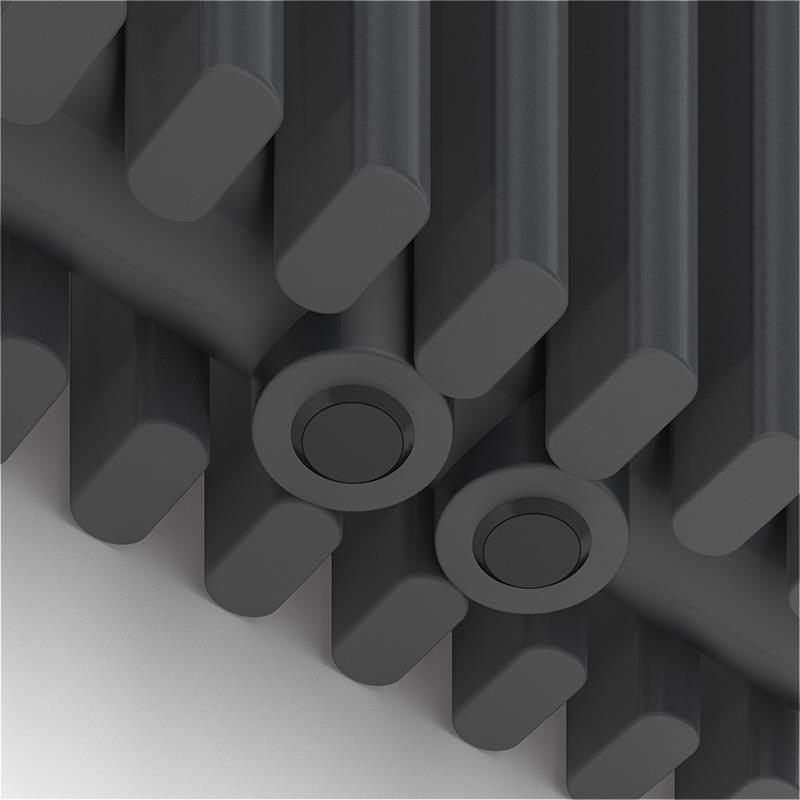 в продаже Радиатор для отопления Ideale Giulia 12 16/1800/448 антрацит - фото 3