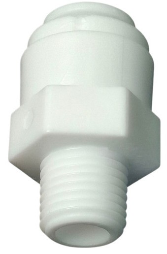 Фитинг прямой 1/4" резьба - 3/8" трубка Hidrotec DCC-012D цена 53 грн - фотография 2