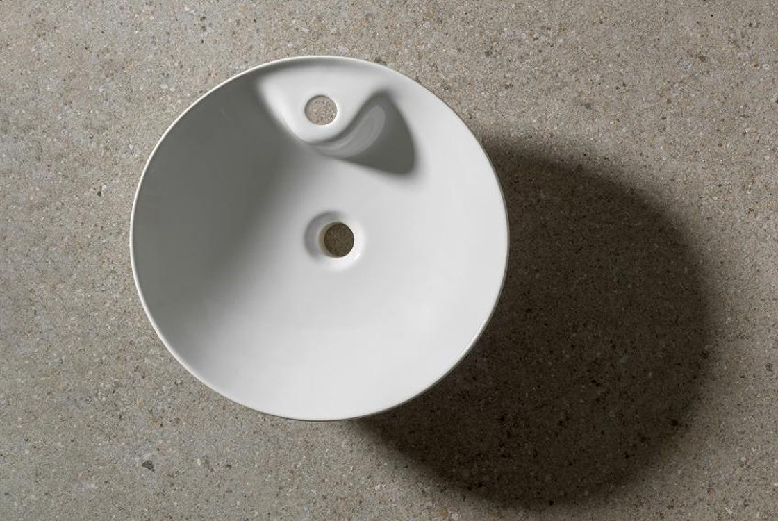 Умывальник Noken Cliff белый (100313310) цена 13860 грн - фотография 2