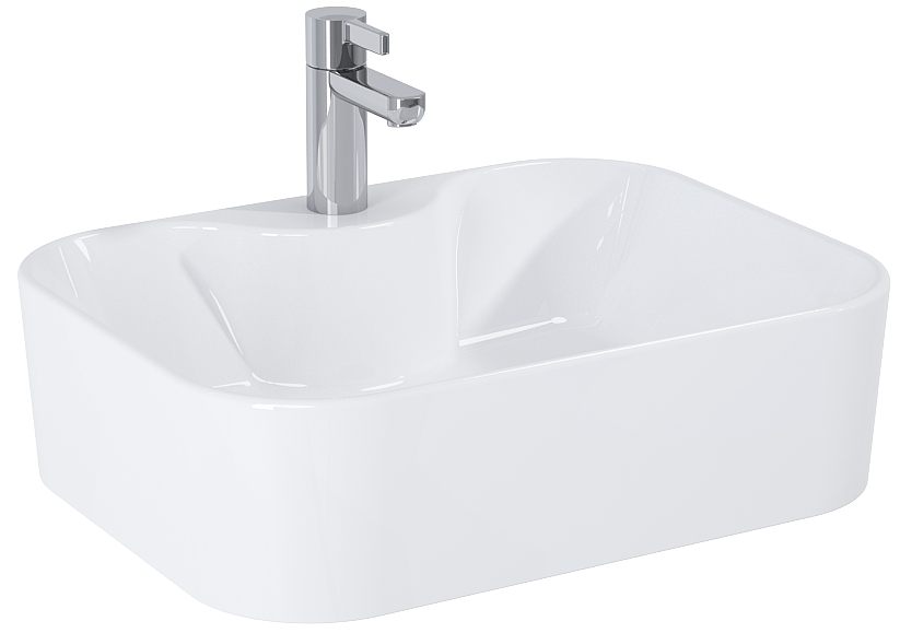 Умывальник Elita Fiona белый 145023 цена 9380 грн - фотография 2