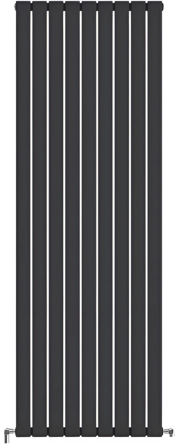 Радиатор для отопления Ideale Vittoria 11 9/1800/612 черный (боковое подключение)