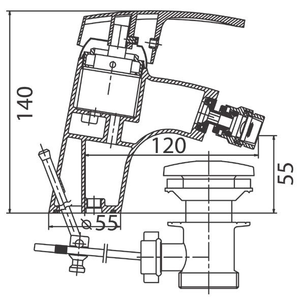 Ferro Capri BTC6 Габаритні розміри