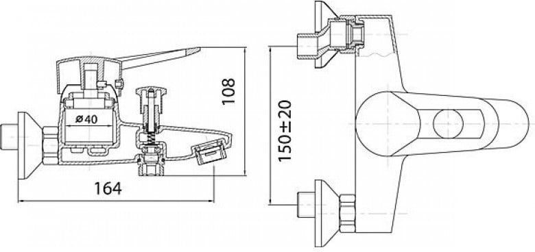 Ferro Napoli BRN1 Габаритні розміри