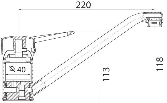 Ferro Napoli BRN4 Габаритні розміри