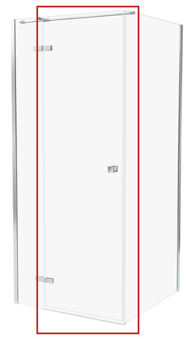 Душові двері New Trendy Kalibra 90x195 (KAL-S0001-090U) ціна 8887 грн - фотографія 2