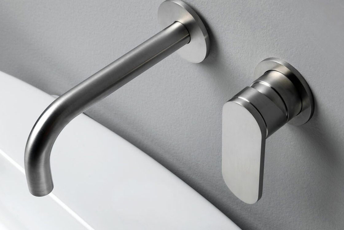 Змішувач для умивальника Flaminia X1 Brushed stainless steel X13059ACC ціна 38730 грн - фотографія 2