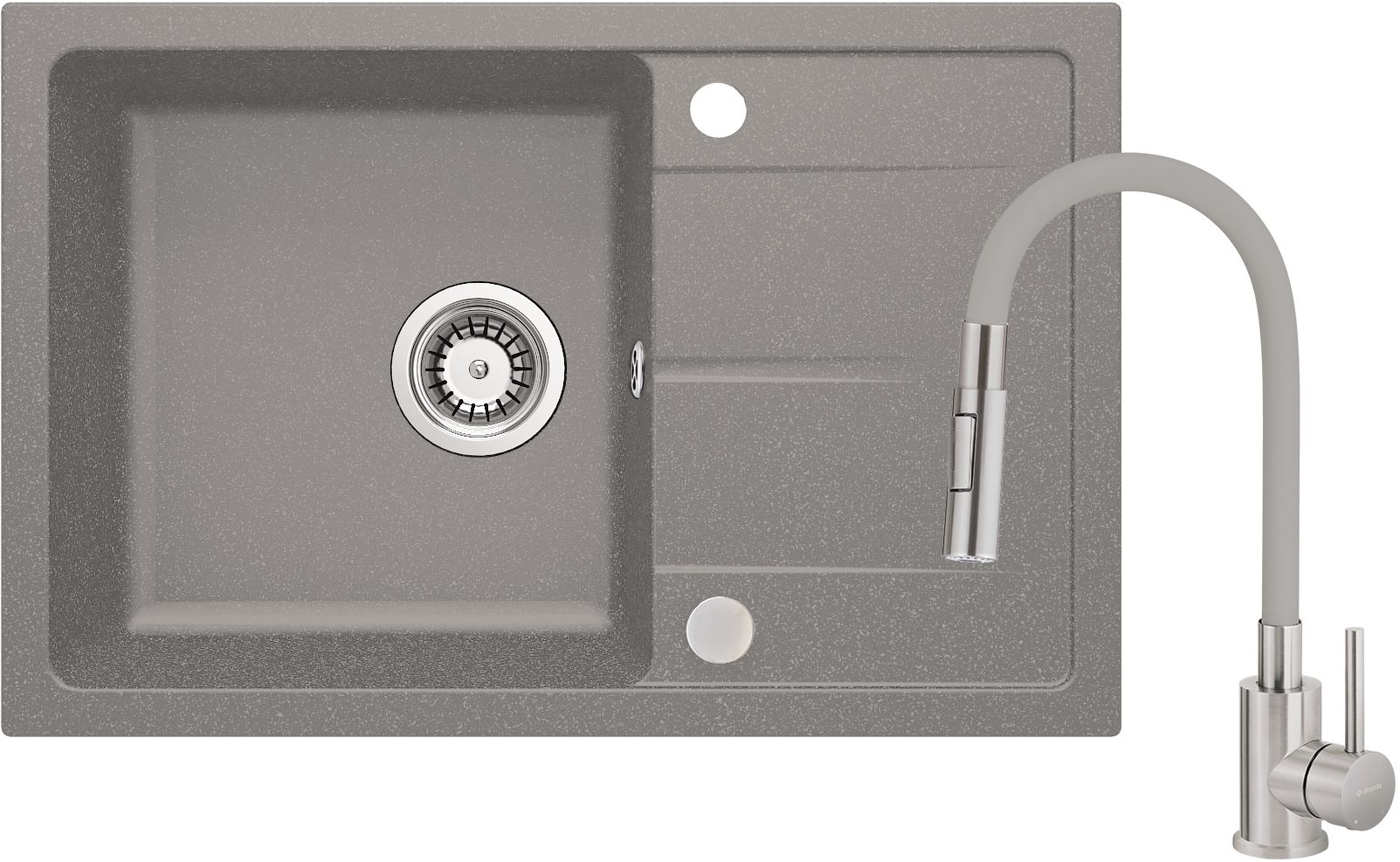 Deante Leda ZRD_S113 + змішувач BOC_S740 (ZRDGS113)