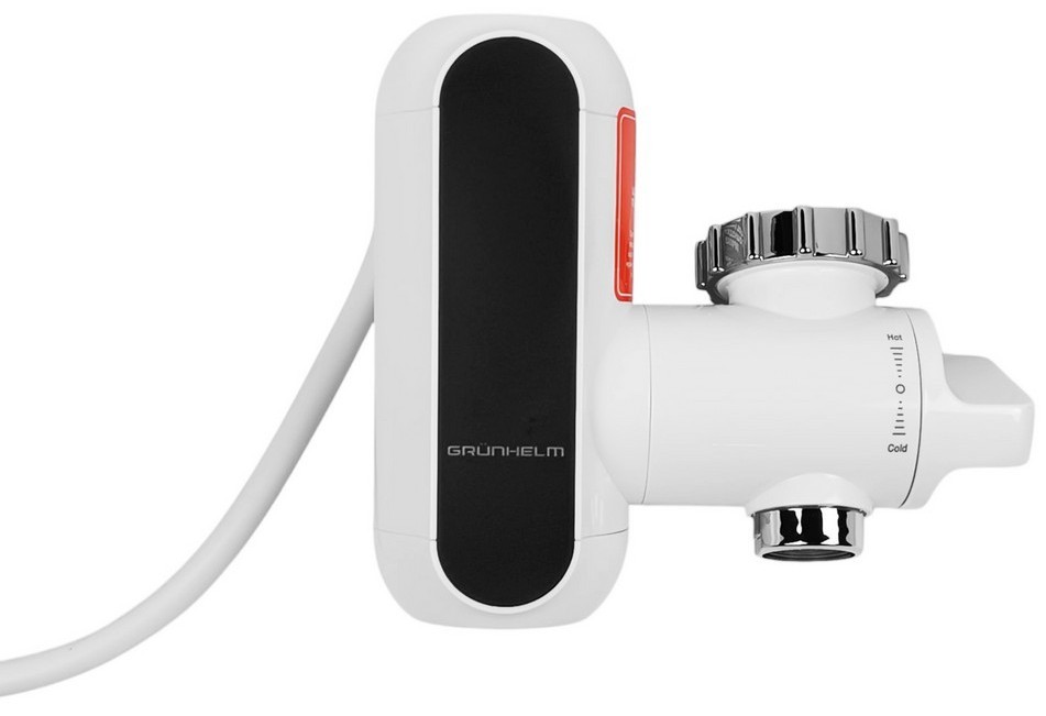 в продаже Проточный водонагреватель Grunhelm EWH-1X-3QC-LED - фото 3