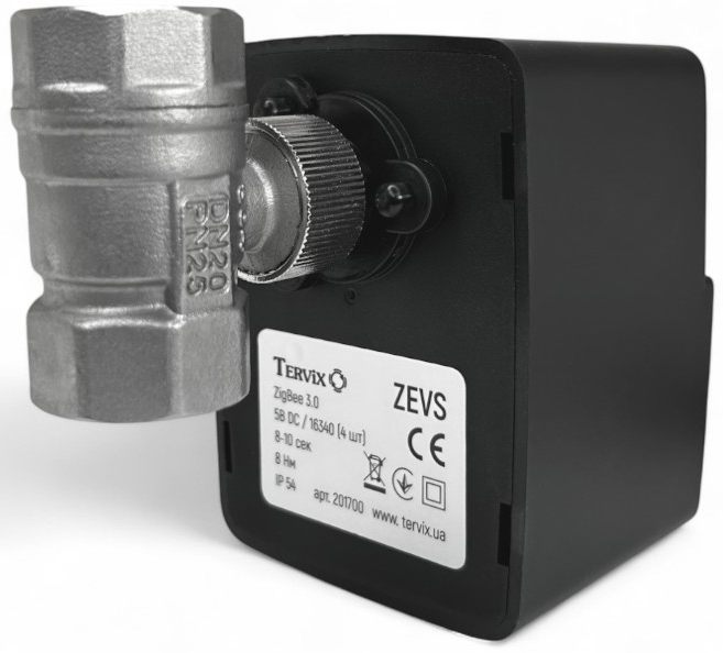 Система захисту від потопу Tervix Wired ZEVS Water Stop 3/4'' (з дротовими датчиками) (491911) огляд - фото 8