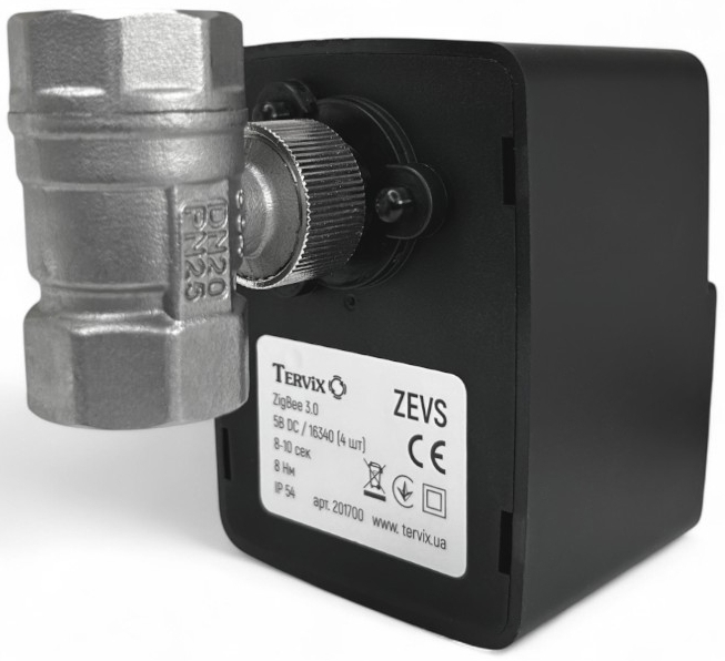 Система захисту від потопу Tervix ZigBee ZEVS Water Stop 3/4'' (з ZigBee датчиками) (491931) відгуки - зображення 5