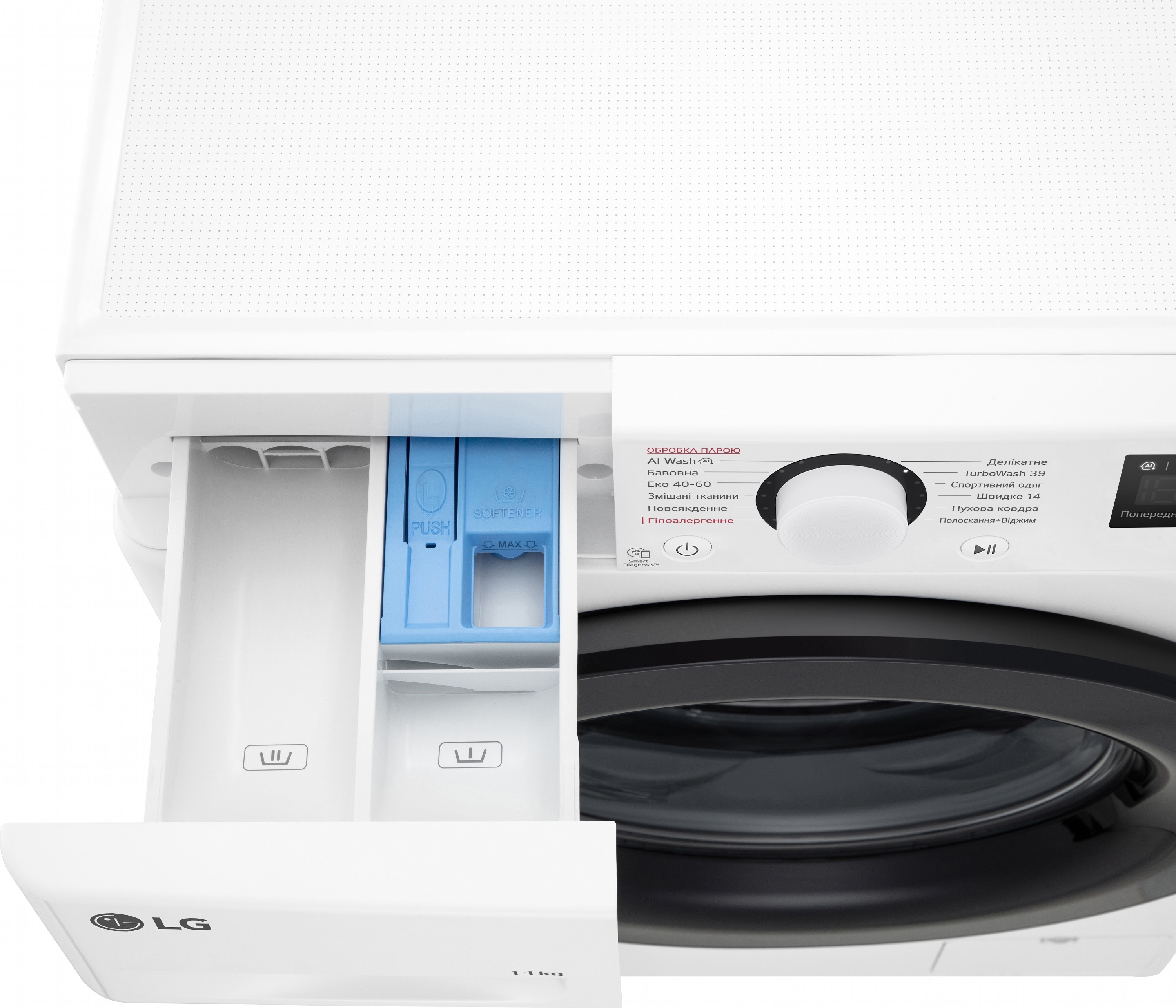 Стиральная машина LG F4Y5ES6W обзор - фото 11