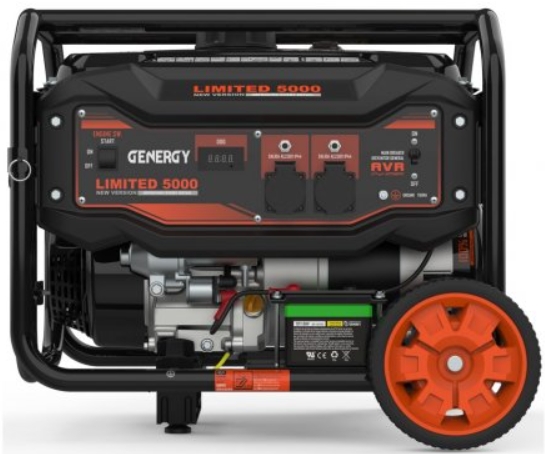 в продаже Генератор Genergy Limited 5000 V2, 4.5кВт (240087090) - фото 3