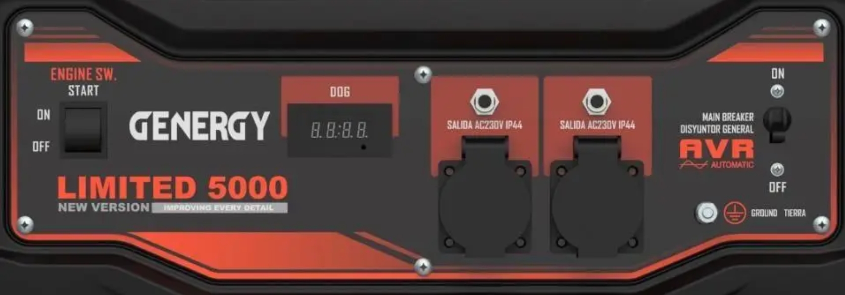 Генератор Genergy Limited 5000 V2, 4.5кВт (240087090) инструкция - изображение 6