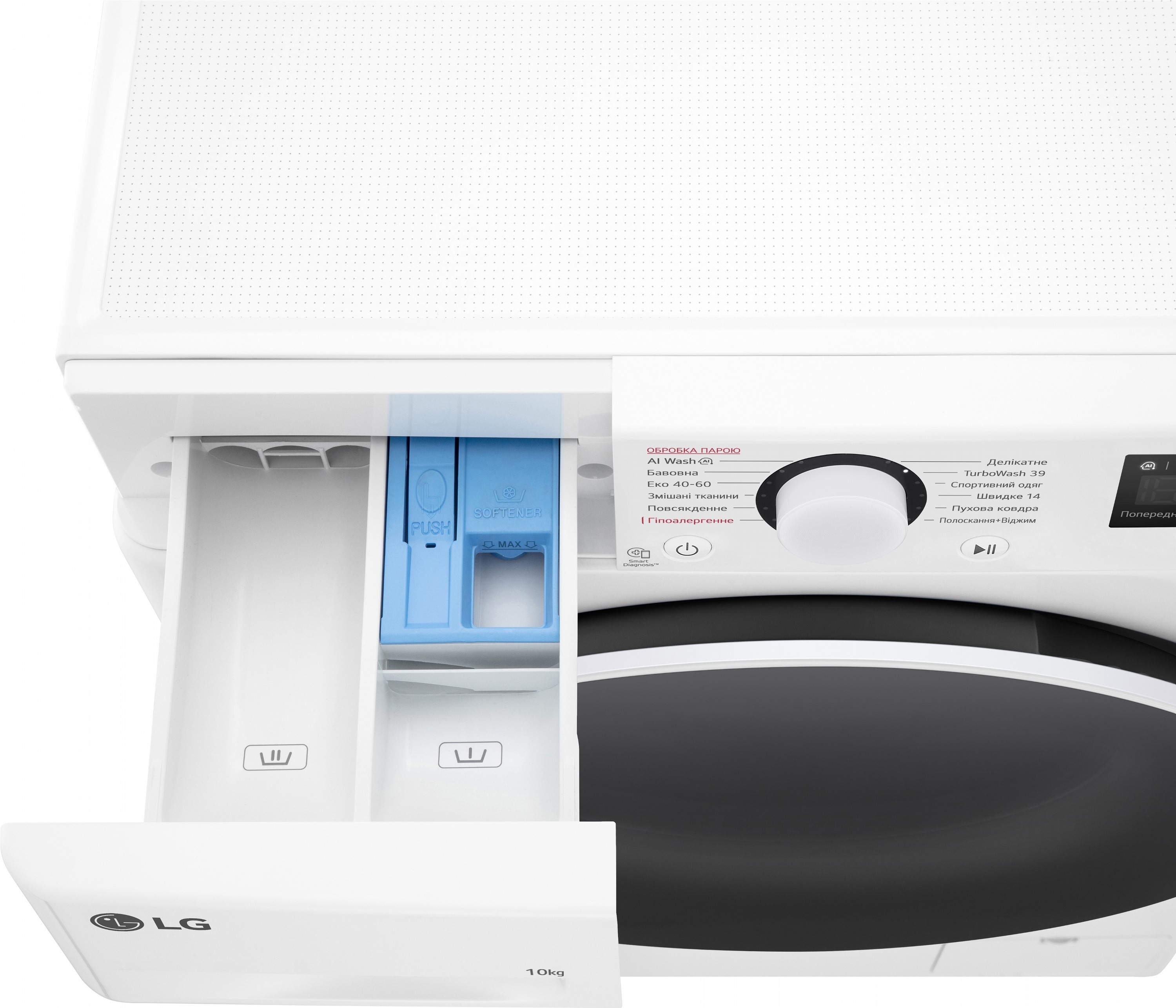 Стиральная машина LG F4Y5RS0W обзор - фото 11