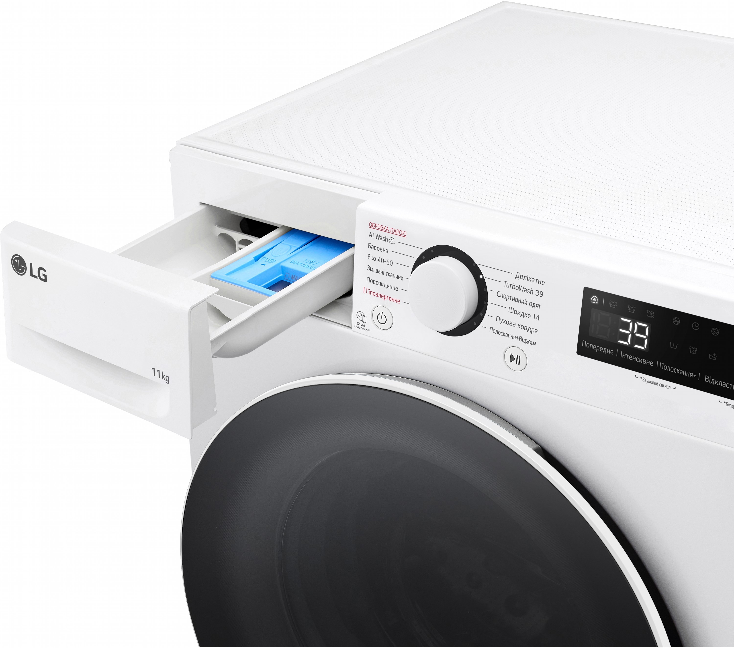 обзор товара Стиральная машина LG F4Y5ES0W - фотография 12