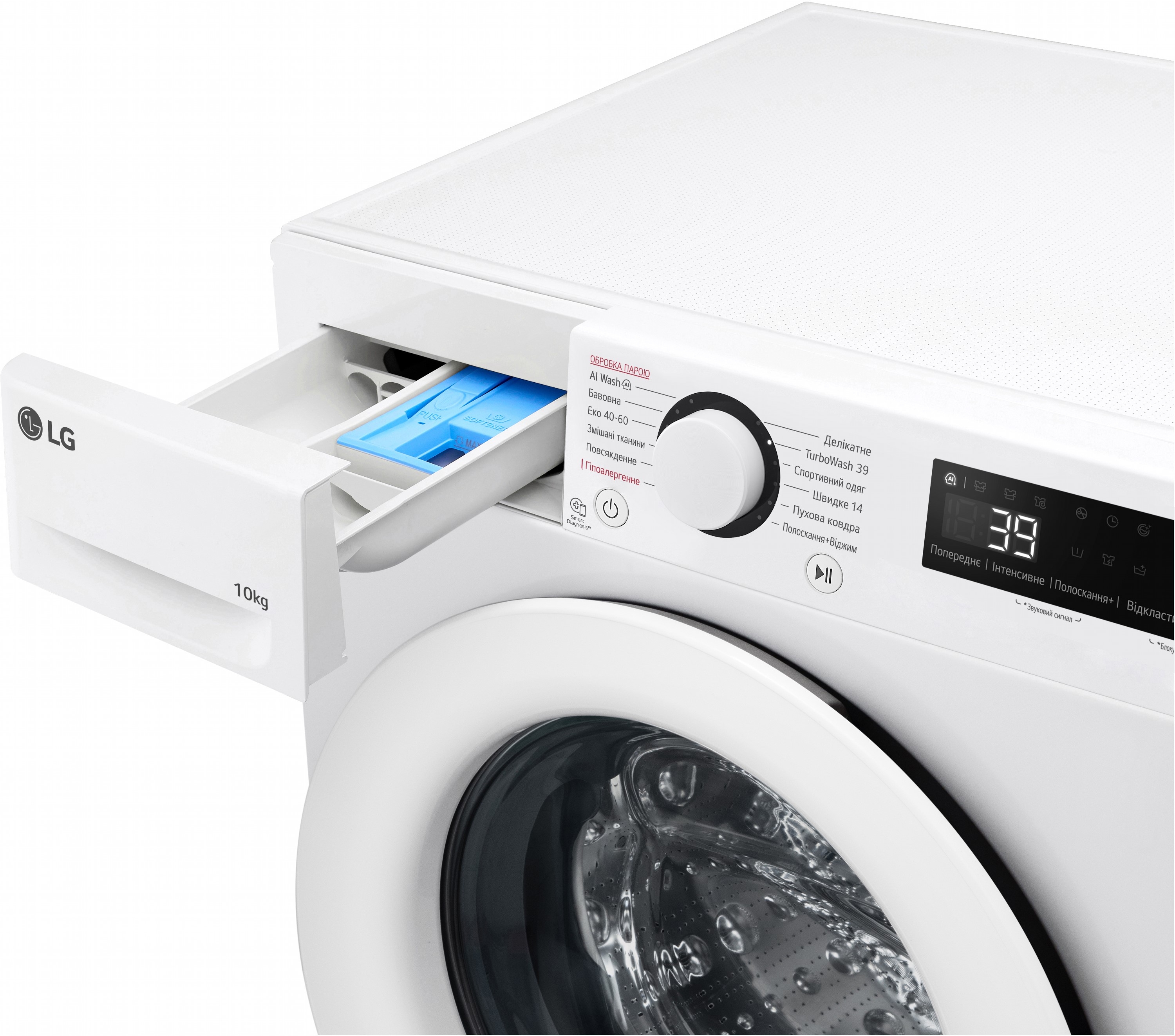 обзор товара Стиральная машина LG F4Y5RS3W - фотография 12