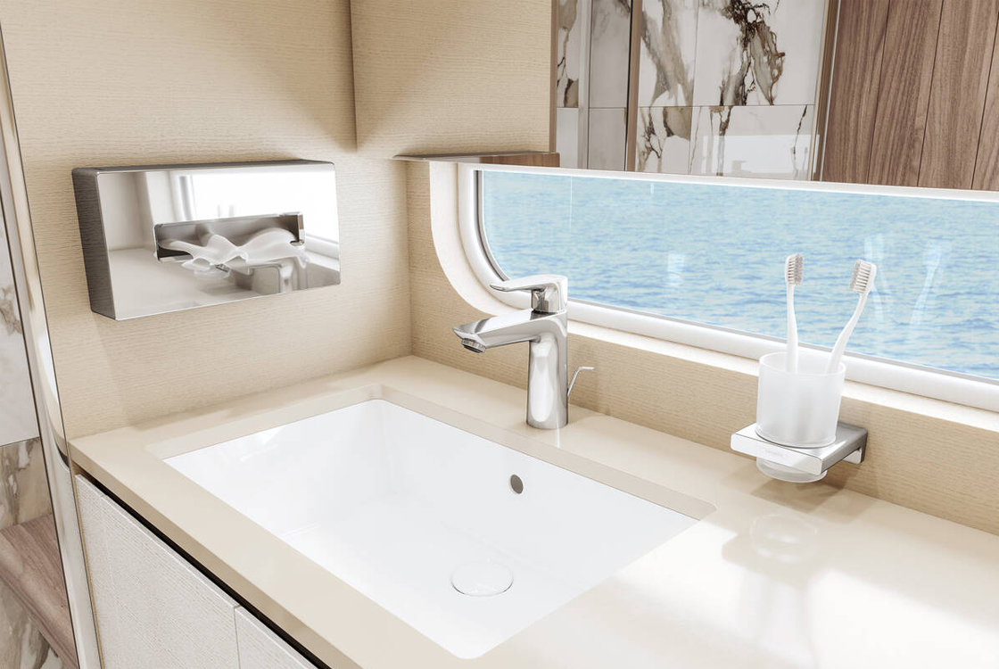 Диспенсер для серветок Hansgrohe AddStoris 6.2x14.5x25.5 см Chrome 41774000 ціна 3057 грн - фотографія 2