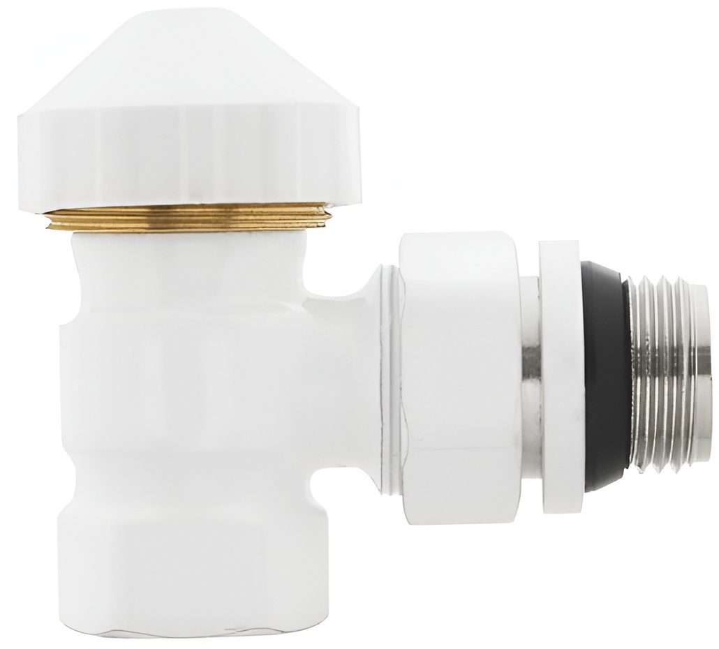 Термостатический клапан Raftec 1/2"x1/2", M30x1.5, угловой DKPT11-W цена 571 грн - фотография 2