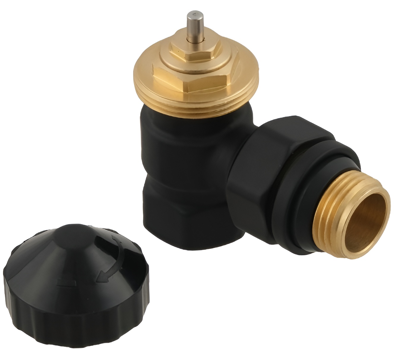 Термостатический клапан Raftec 1/2"x1/2", M30x1.5, угловой DKPT11-B инструкция - изображение 6