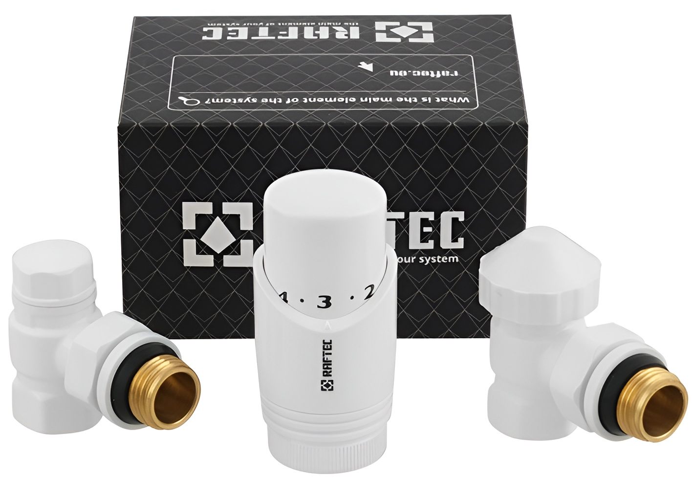 Комплект термостатических клапанов Raftec 1/2" угловой DKTU11-W отзывы - изображения 5