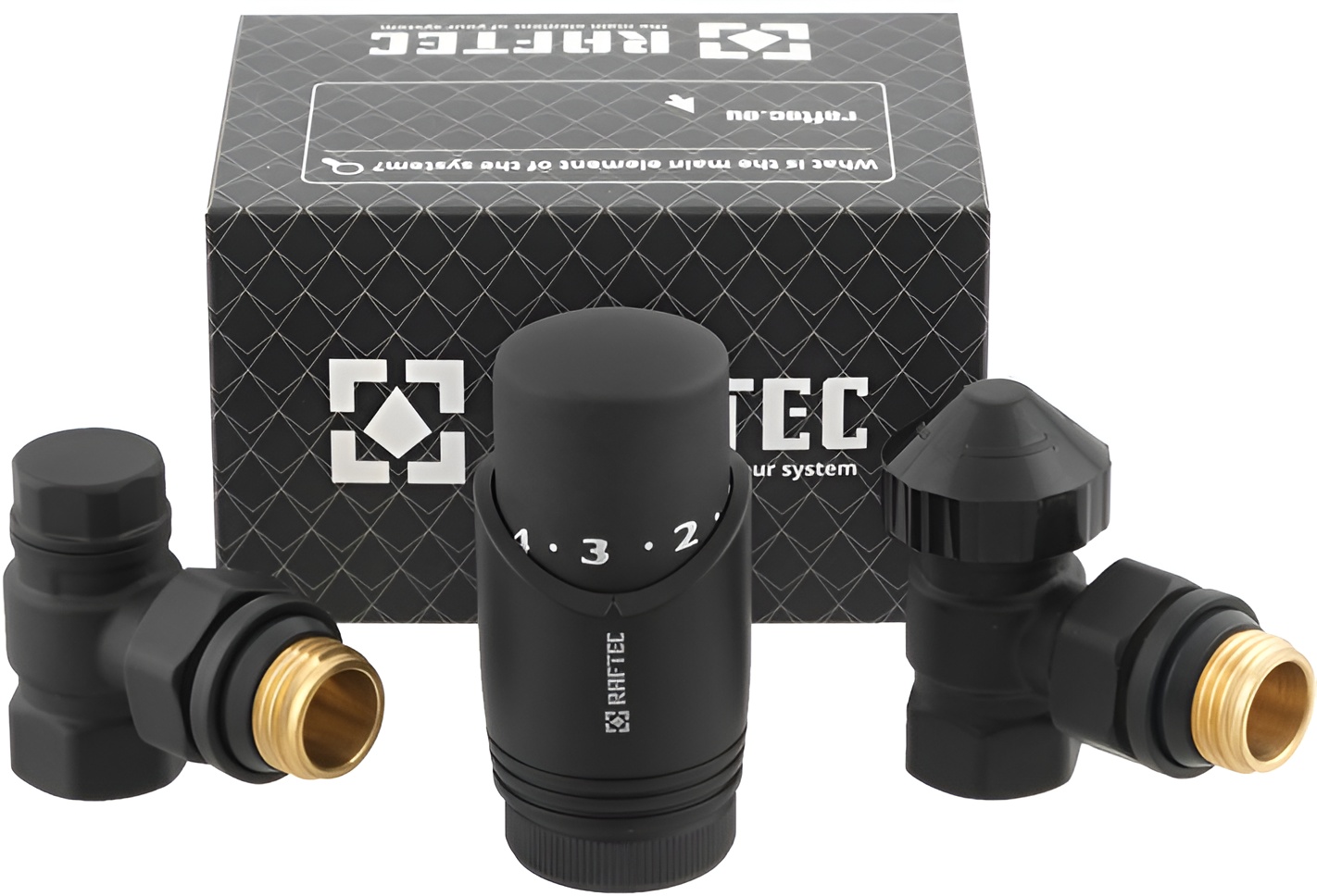 Комплект термостатических клапанов Raftec 1/2" угловой DKTU11-B отзывы - изображения 5