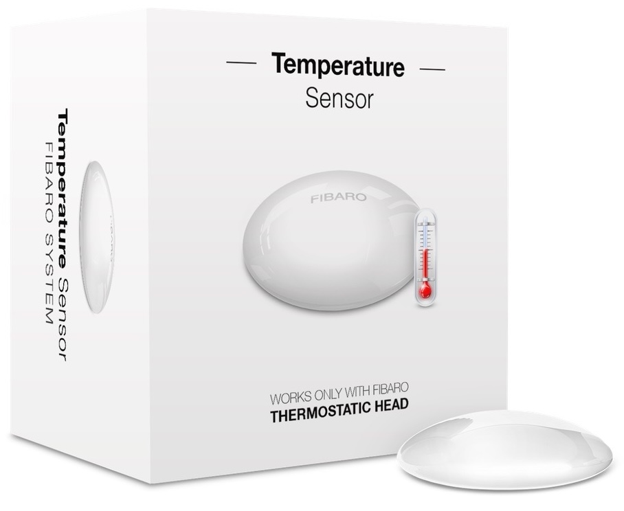 Датчик температуры термостата Fibaro Radiator Thermostat Sensor (FIBEFGBRS-001)