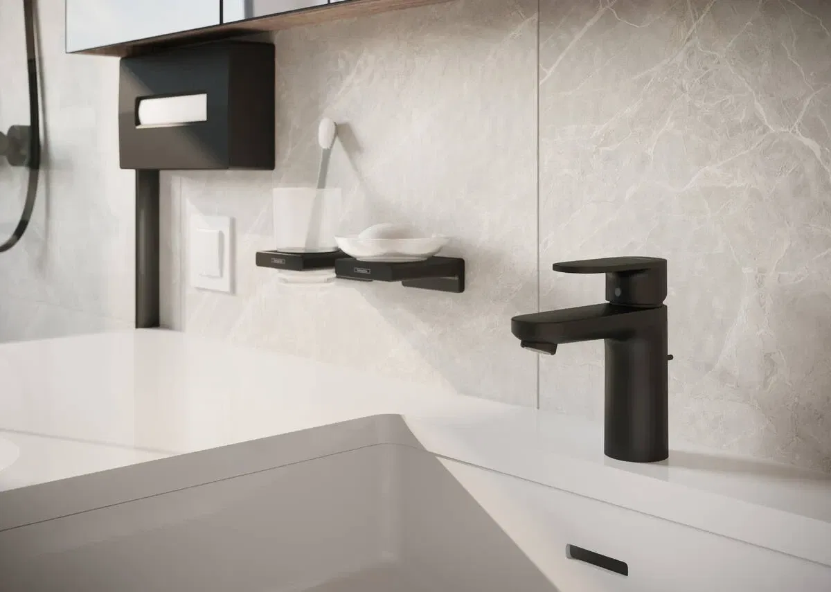 Стакан для зубных щёток Hansgrohe AddStoris Matt Black 41749670 цена 3072 грн - фотография 2