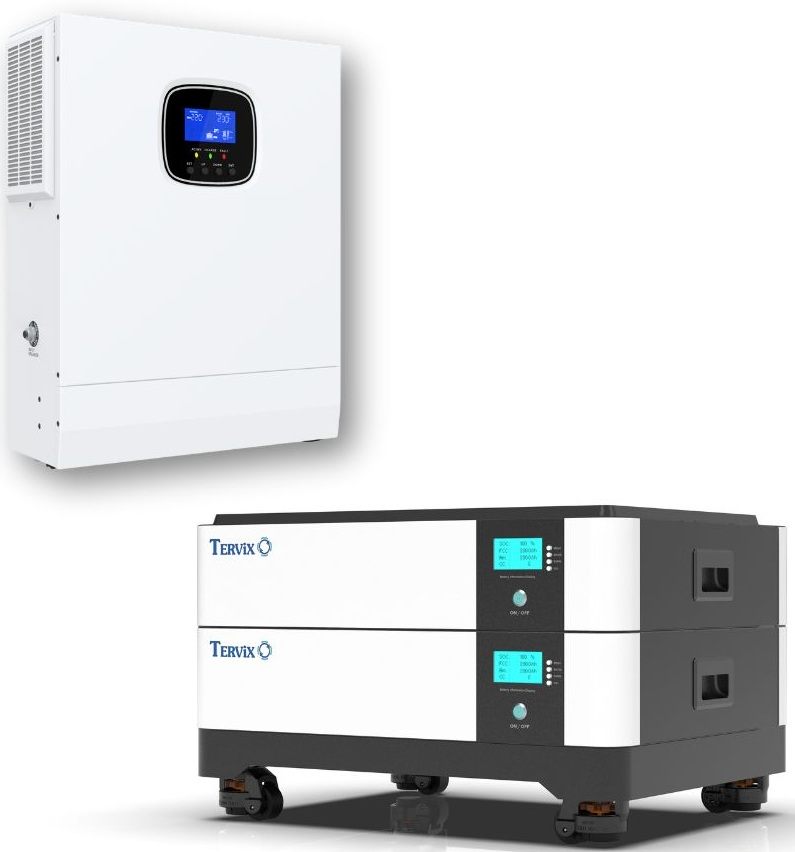 Система резервного живлення Tervix BANKA Pro Line (20 kWh) - Tervix Pro Line S 12kW + Tervix Pro Line LiFePO4 51,2V 200 Ah (2 шт), 698541