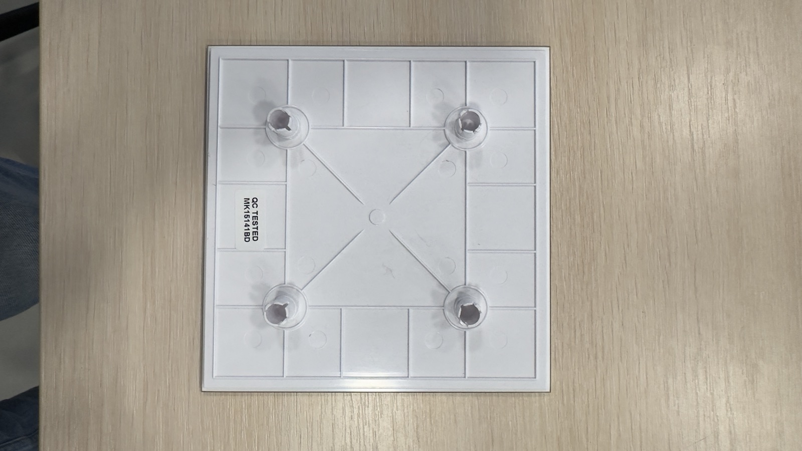 в продаже Крышка к вентилятору Awenta Trax PTG100 White Glass уценка - фото 3