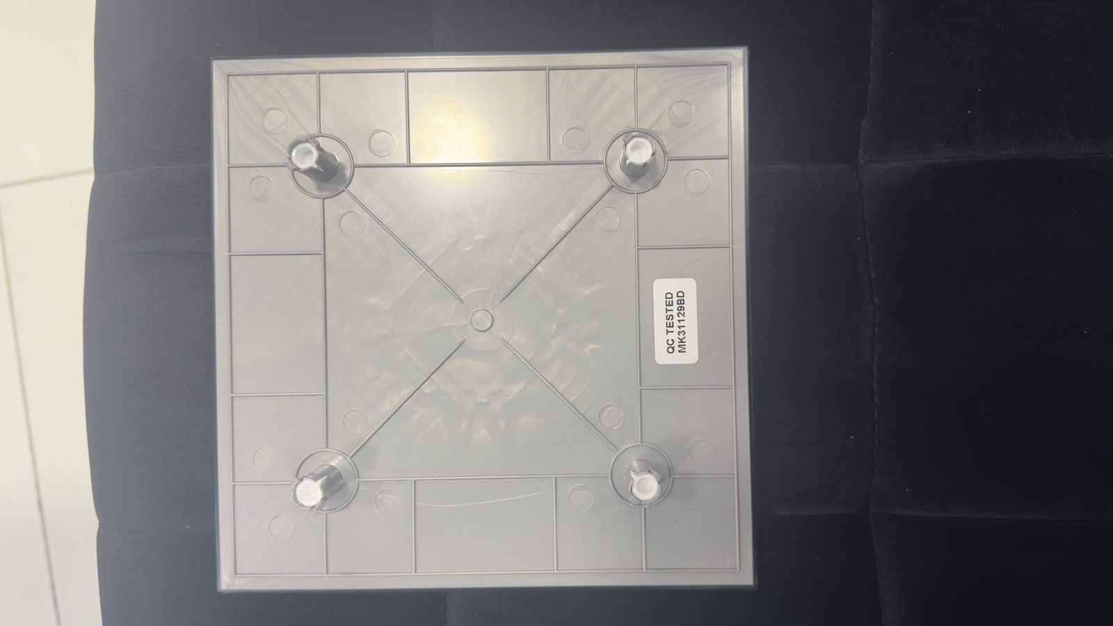 в продаже Крышка к вентилятору Awenta Trax PTGB125M Black Matte Glass уценка - фото 3