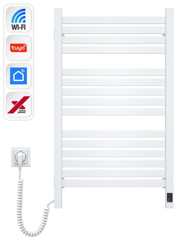 Рушникосушка Navin Авангард X 480x800 Sensor з WI-FI, лівобічна (12-172155-4880) відгуки - зображення 5
