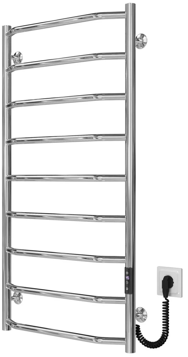 Рушникосушка Deffi Трапеція П9 500x1000 Е Хром, JD03, Праве підключення (C.TR.100.50.9.E.C.R.1) ціна 7657 грн - фотографія 2