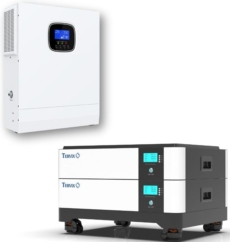 Система резервного живлення Tervix BANKA Pro Line (20 kWh) - Tervix Pro Line S 10kW + Tervix Pro Line LiFePO4 51,2V 200 Ah (2 шт), 697541