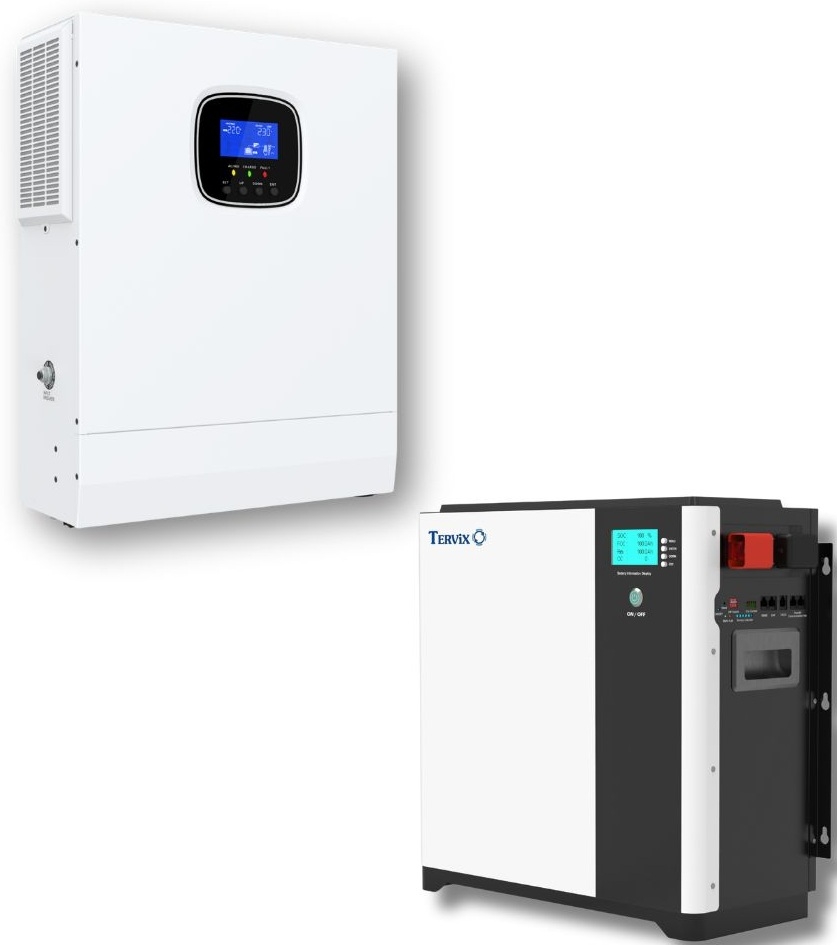 Tervix BANKA Pro Line (5 kWh) - Tervix Pro Line S 12kW + Tervix Pro Line LiFePO4 51,2V 100 Ah, 698511