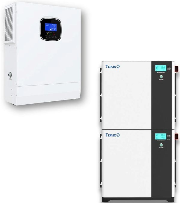 Система резервного живлення Tervix BANKA Pro Line (10 kWh) - Tervix Pro Line S 12kW + Tervix Pro Line LiFePO4 51,2V 100 Ah (2 шт), 698510