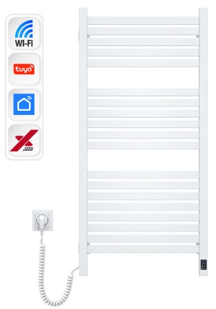 Рушникосушка Navin Авангард X 480x1000 Sensor з WI-FI, лівобічна (12-172155-4810) ціна 8490 грн - фотографія 2
