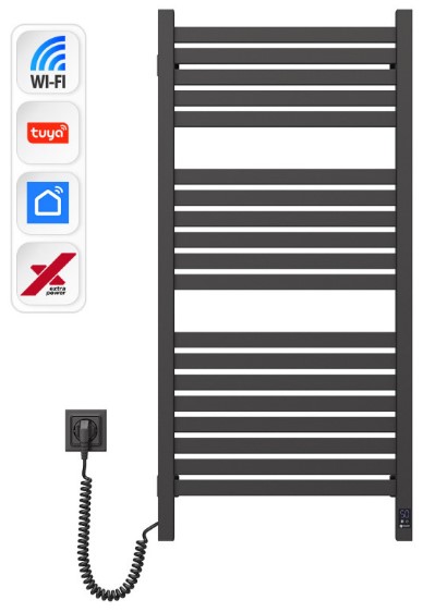 Полотенцесушитель Navin Авангард X 480x1000 Sensor с WI-FI, левосторонняя (12-272155-4810) цена 8990 грн - фотография 2