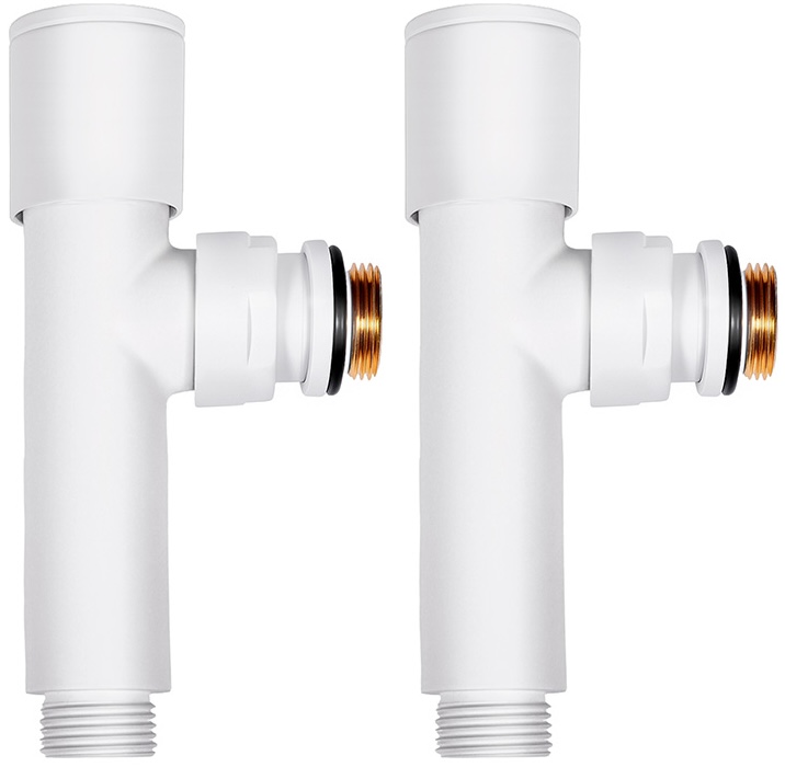 в продаже Комплект дизайн кранов Ideale Dante 1/2"x1/2" белый - фото 3