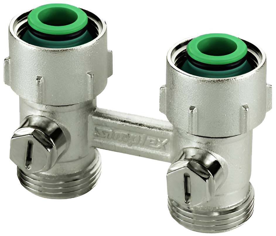 Вузол нижнього підключення Simplex тип D2/50 прямий, 3/4"x3/4" (F10014)