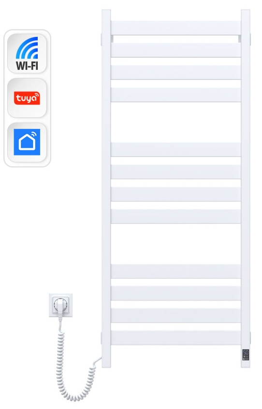 Полотенцесушитель Navin Авангард X 500x1200 Sensor с WI-FI, левосторонняя (12-844155-5012) цена 7990 грн - фотография 2