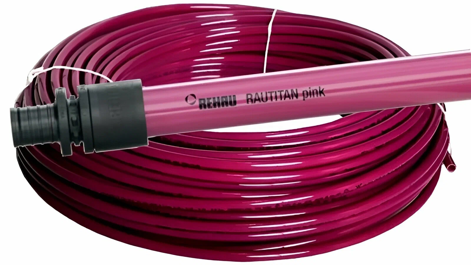 Труба для теплого пола Rehau Rautitan pink 20х2,8 мм, бухта 120 м (136052120)