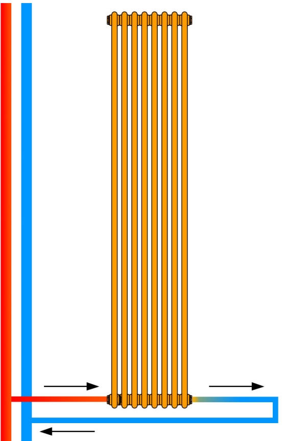Радіатор для опалення Navin Calidum 2-8 380x1800, чорний (02-254004-3818) зовнішній вигляд - фото 9