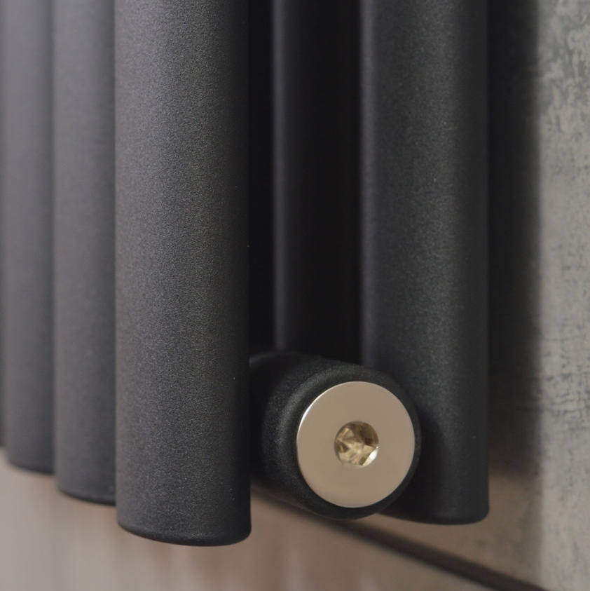 Радіатор для опалення Navin Ellipse Double 600x1800-10, чорний (02-245133-6018) відгуки - зображення 5