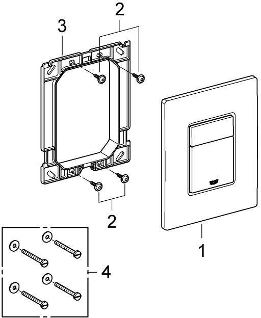 Grohe Even 38966KV0 Габаритные размеры