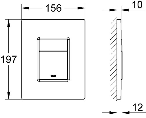 Grohe Even 38966KV0 Габаритные размеры