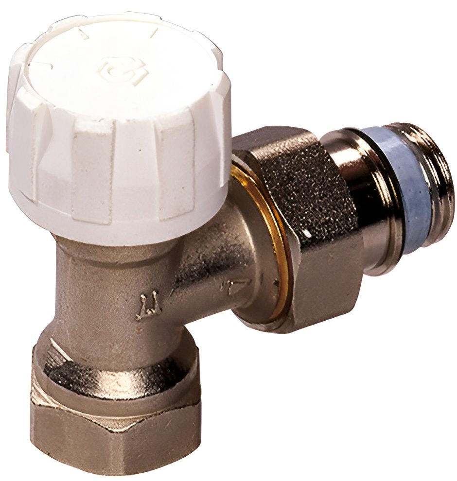 Термостатический радиаторный клапан Simplex ВР-НР DN15, угловой (F34004)